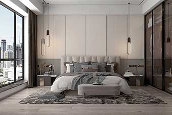 盐边现代风格-卧室