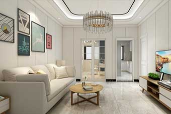 盐边现代风格-客厅