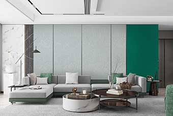 盐边轻奢风格-客厅