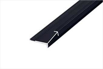 盐边航空纤维墙咔铝合金阳角线(哑黑氧化)