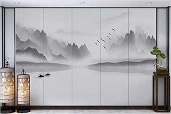 盐边森佰汇航空纤维（山水画系列）