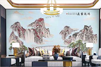 盐边森佰汇航空纤维墙咔（鸿运当头）